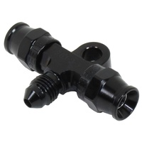 200 SERIES HOSE END TEE WITH MALE & BRACKET